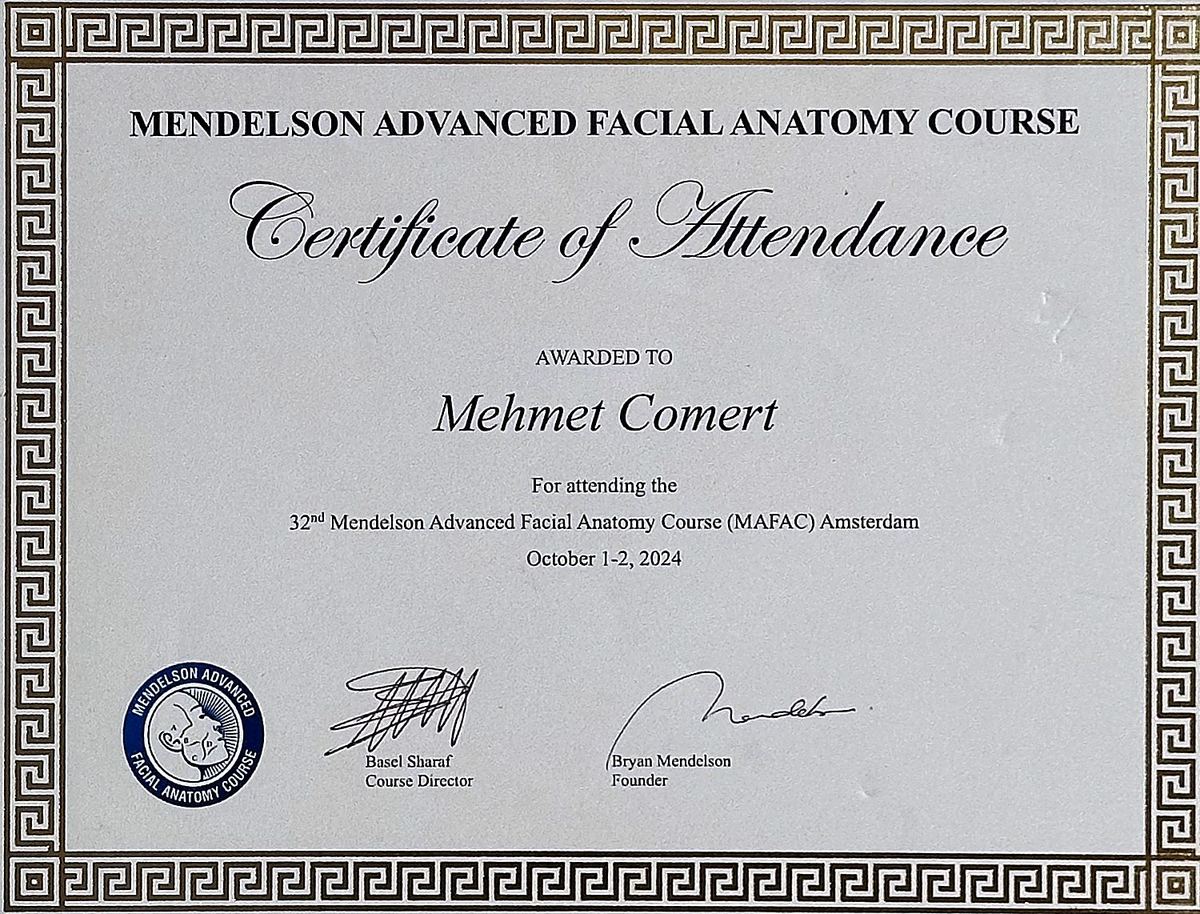 Mendelson Advanced Facial Anatomy Course (MAFAC)